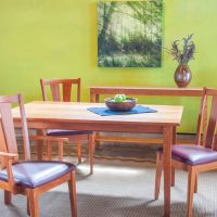 Cherry Farm Table Chairs