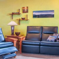Hamilton And Skyline Love Seat Recliner