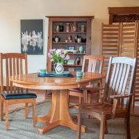 Pedestal Table In Cherry